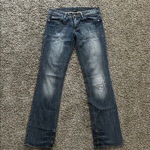A/X Armani Exchange Blue Straight Leg Jeans